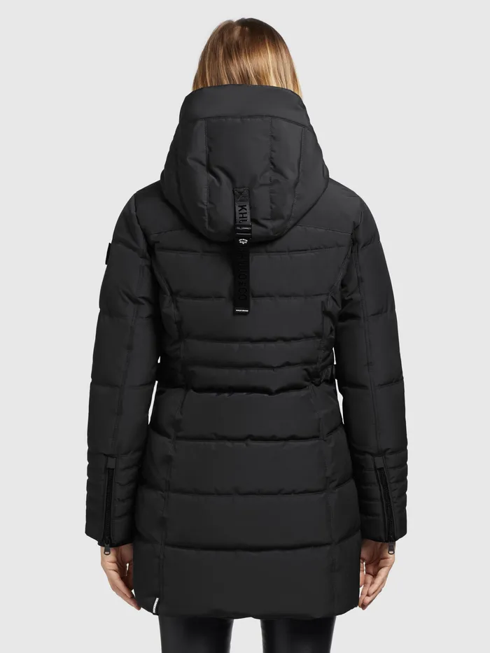 Quilted Jackets Women Jacke AMARAY4 Schwarz Schwarz KHUJO