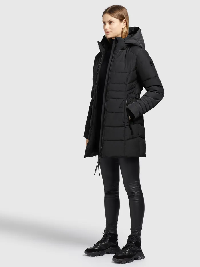 Quilted Jackets Women Jacke AMARAY4 Schwarz Schwarz KHUJO