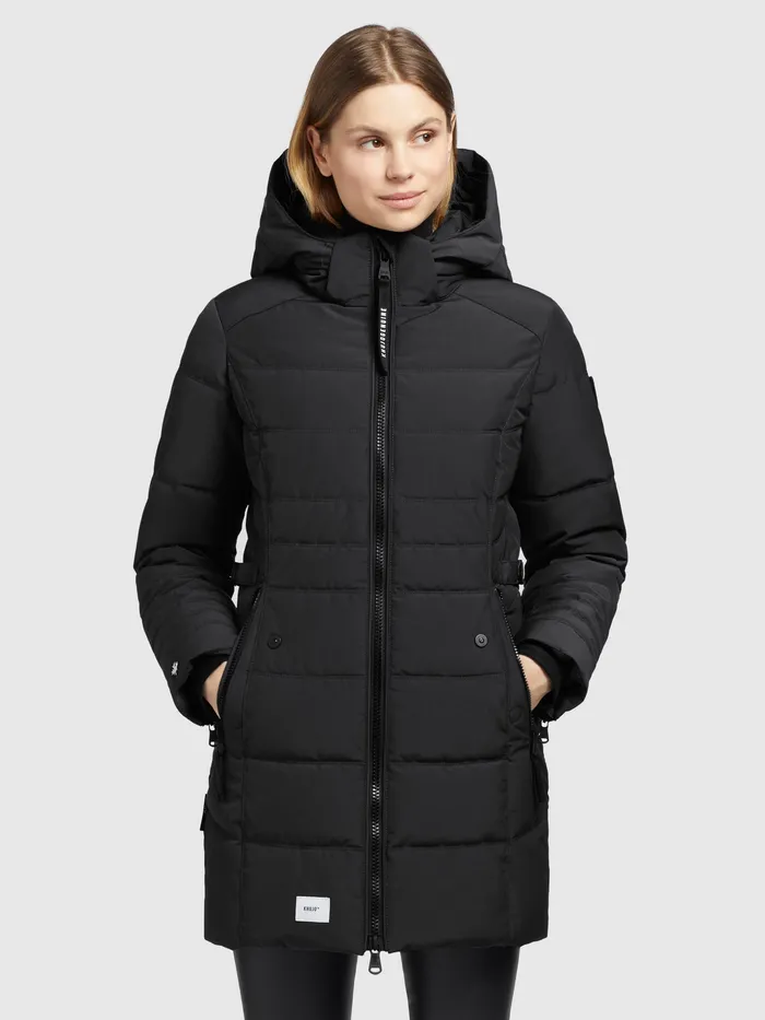 Quilted Jackets Women Jacke AMARAY4 Schwarz Schwarz KHUJO