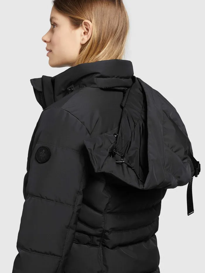 Quilted Jackets Women Jacke AMARAY4 Schwarz Schwarz KHUJO