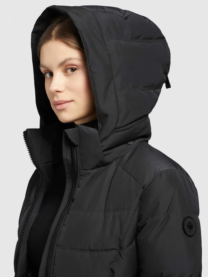 Quilted Jackets Women Jacke AMARAY4 Schwarz Schwarz KHUJO
