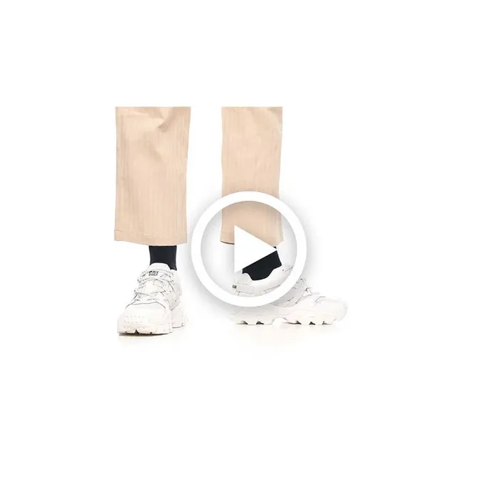 Reactor Sneaker Birchbright White MenWomen Cat Footwear Chunky Sneakers