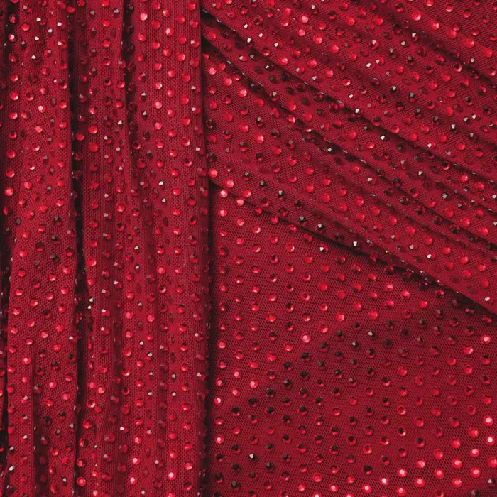 Red Rhinestone Mesh Maxi Dress Women Self Portrait Dresses Red Rhinestone Mesh Maxi Dress Women Self Portrait Dresses