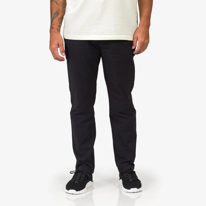 Reef Carrick Upf 40 Stretch Pant Caviar Men Surf Shirts and Upf Apparel