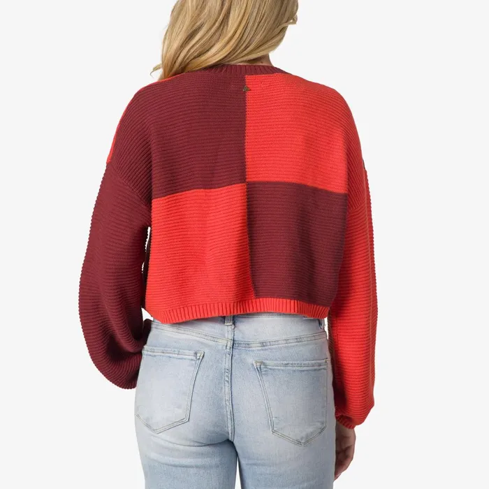 Reef Carrie Sweater Port Chili Women Tops Reef Carrie Sweater Port Chili Women Tops