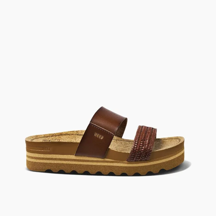 Reef Cushion Vista Hi Chocolate Braid Women Sandals