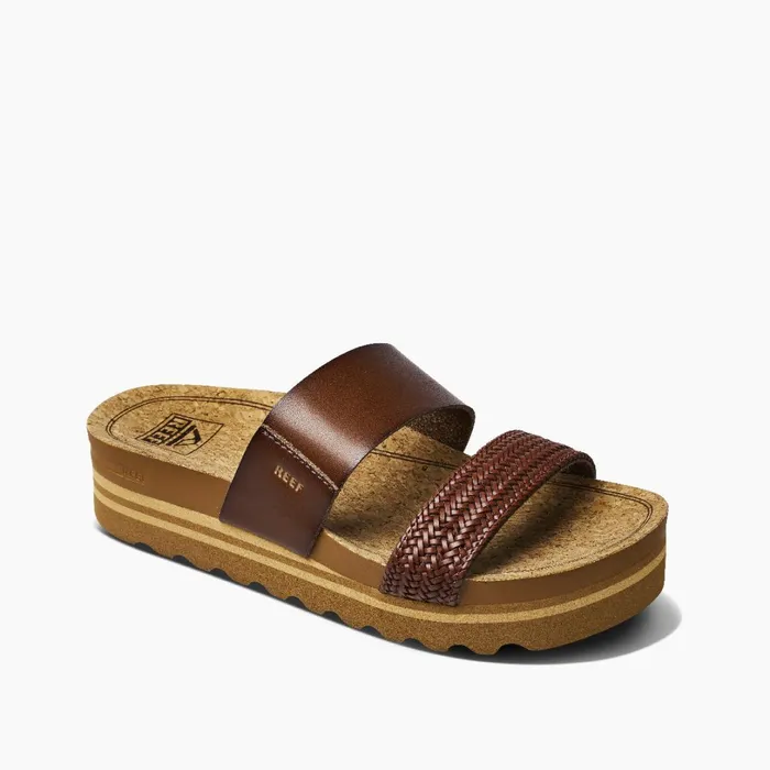 Reef Cushion Vista Hi Chocolate Braid Women Sandals Reef Cushion Vista Hi Chocolate Braid Women Sandals