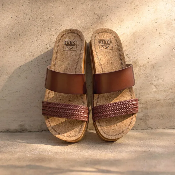 Reef Cushion Vista Hi Chocolate Braid Women Sandals Reef Cushion Vista Hi Chocolate Braid Women Sandals