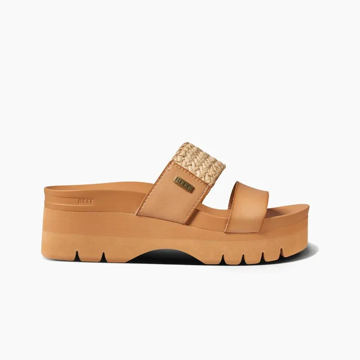 Reef Cushion Vista Higher Natural Raffia Women Sandals
