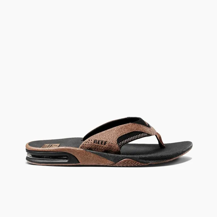 Reef Fanning Black And Tan Men Sandals