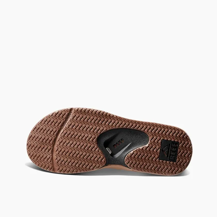 Reef Fanning Black And Tan Men Sandals Reef Fanning Black And Tan Men Sandals