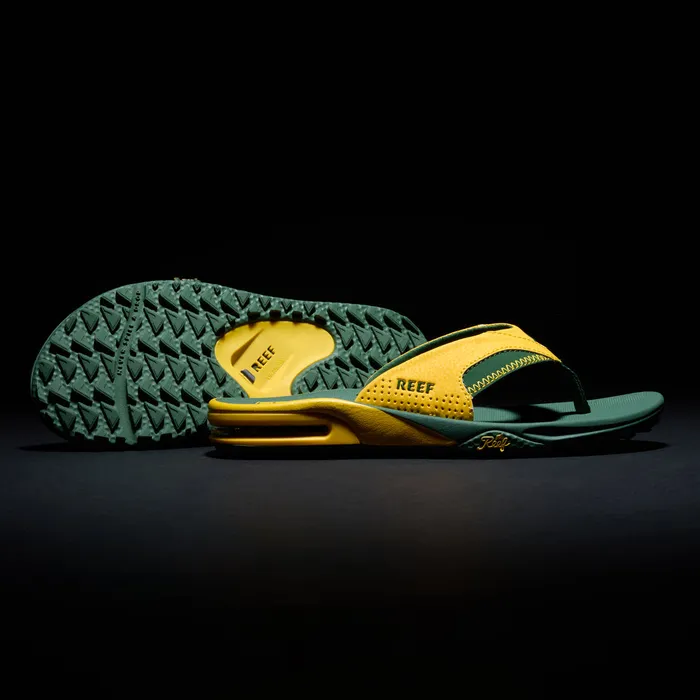 Reef Fanning Pregame Yellowgreen Men Flip Flops Reef Fanning Pregame Yellowgreen Men Flip Flops