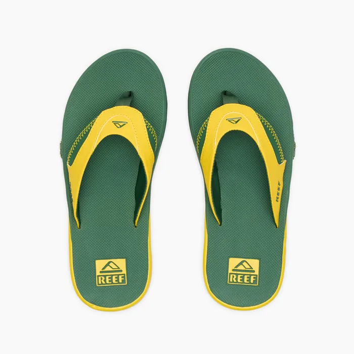 Reef Fanning Pregame Yellowgreen Men Flip Flops Reef Fanning Pregame Yellowgreen Men Flip Flops