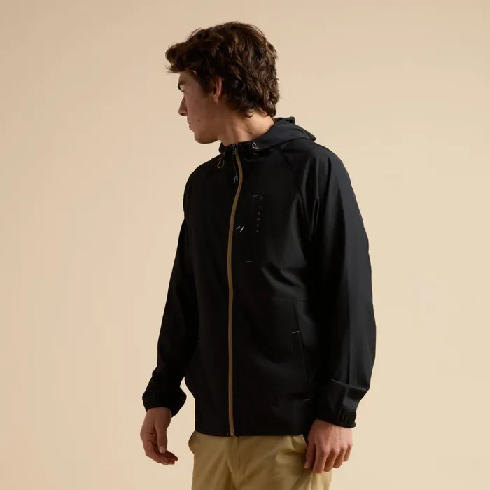Reef Garvey Upf 40 Full Zip Jacket Caviar Men Outerwear Reef Garvey Upf 40 Full Zip Jacket Caviar Men Outerwear
