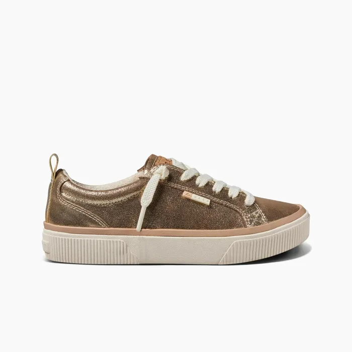 Reef Lay Day Dawn Champagne Suede Women Shoes