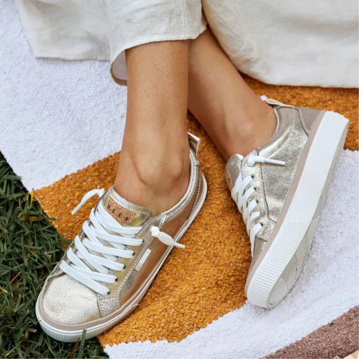 Reef Lay Day Dawn Champagne Suede Women Shoes Reef Lay Day Dawn Champagne Suede Women Shoes