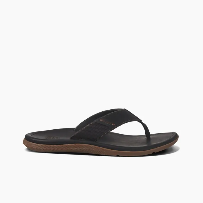 Reef Leather Santa Ana Black Men Sandals Reef Leather Santa Ana Black Men Sandals