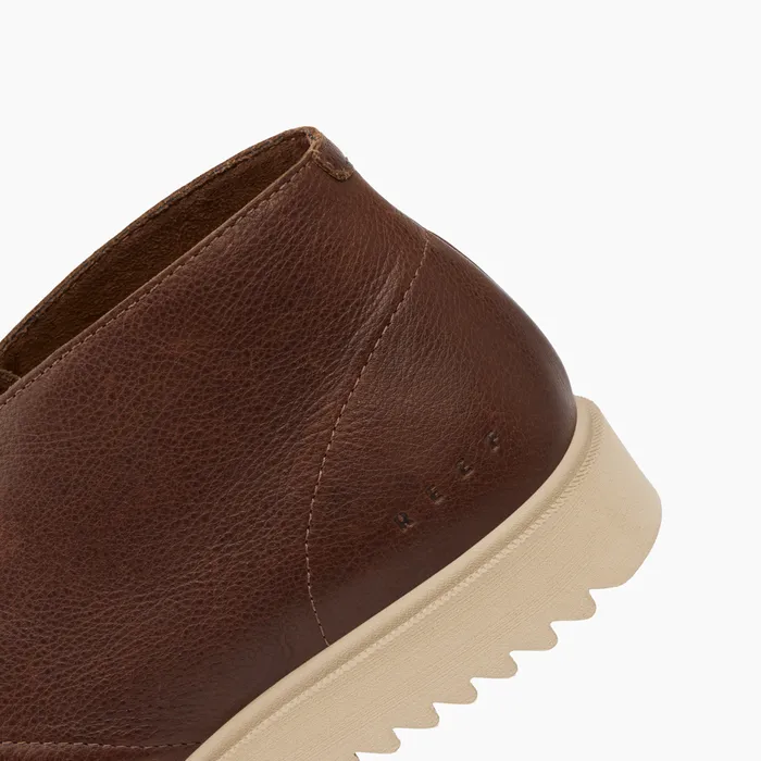 Reef Leucadian Dark Brown Leather Men Shoes Reef Leucadian Dark Brown Leather Men Shoes