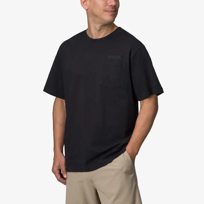 Reef Speed Pocket Short Sleeve Tee Caviar Men Shirts and TShirts Reef Speed Pocket Short Sleeve Tee Caviar Men Shirts and TShirts