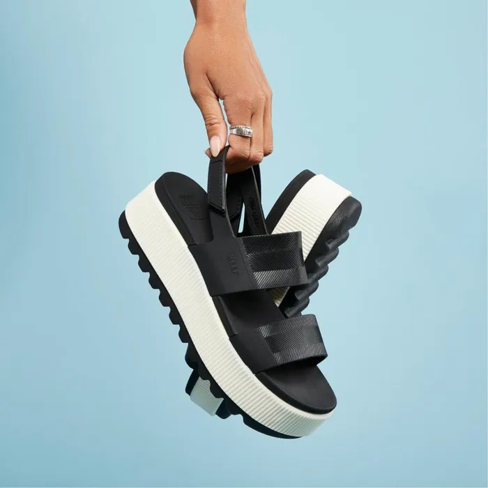 Reef Water Vista Higher Black Vintage Women Sandals Reef Water Vista Higher Black Vintage Women Sandals