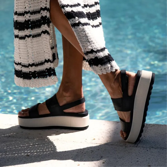 Reef Water Vista Higher Black Vintage Women Sandals Reef Water Vista Higher Black Vintage Women Sandals