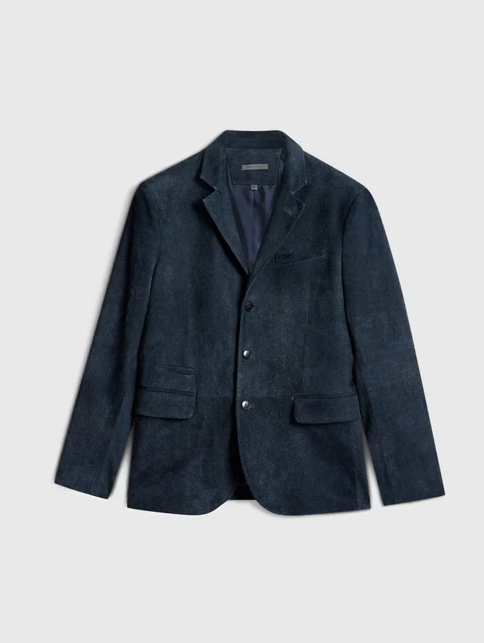 RIND JACKET Powder Blue Men John Varvatos Leather Jackets