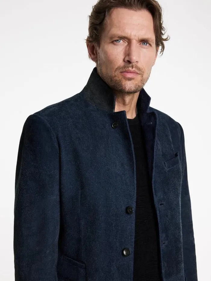 RIND JACKET Powder Blue Men John Varvatos Leather Jackets