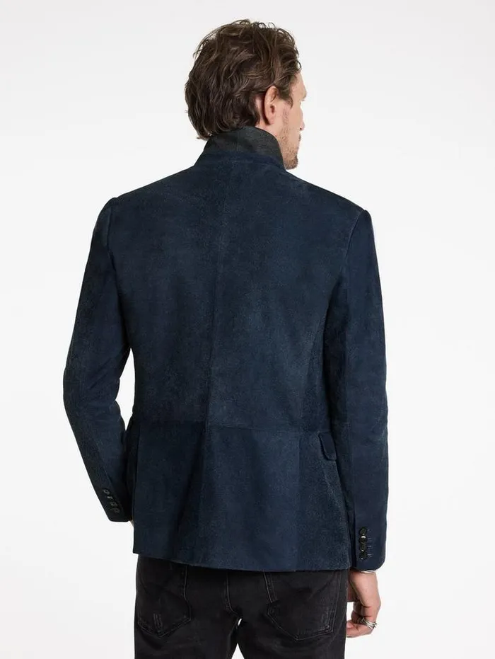 RIND JACKET Powder Blue Men John Varvatos Leather Jackets