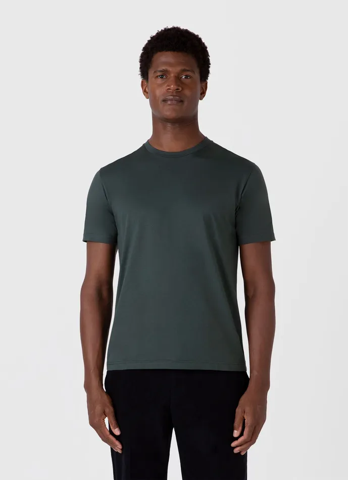 Riviera Midweight Tshirt Holly Green Men Tshirts ussunspel Riviera Midweight Tshirt Holly Green Men Tshirts ussunspel