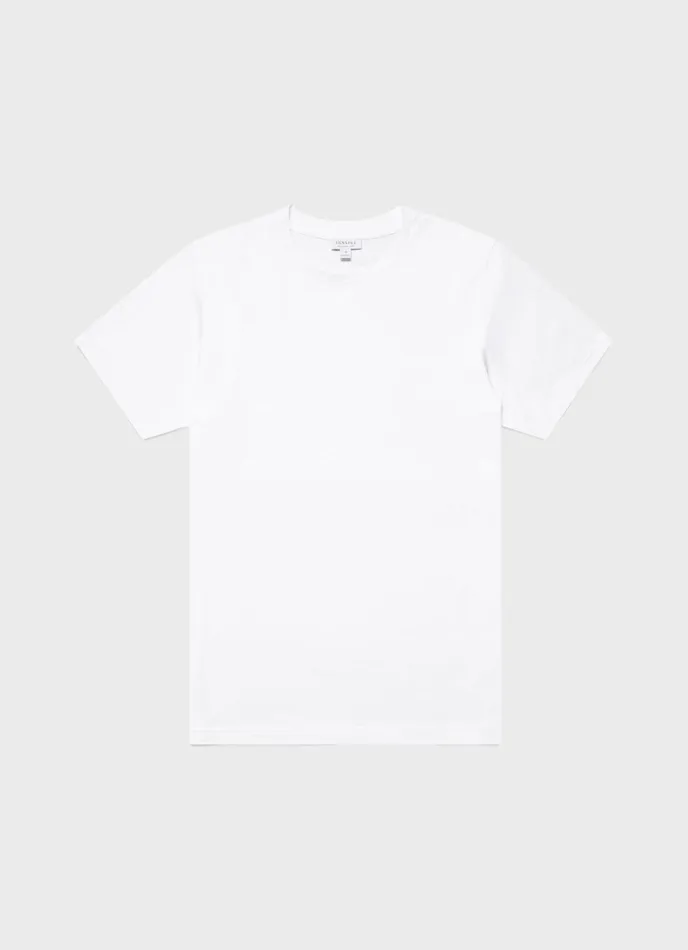 Riviera Midweight Tshirt White Men SUNSPEL Tshirts