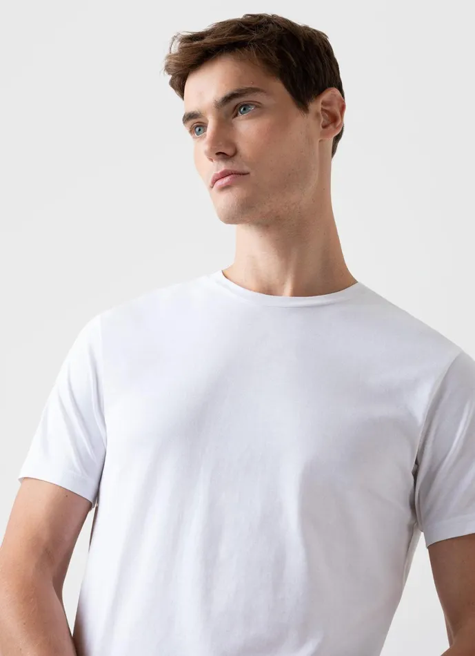 Riviera Midweight Tshirt White Men SUNSPEL Tshirts