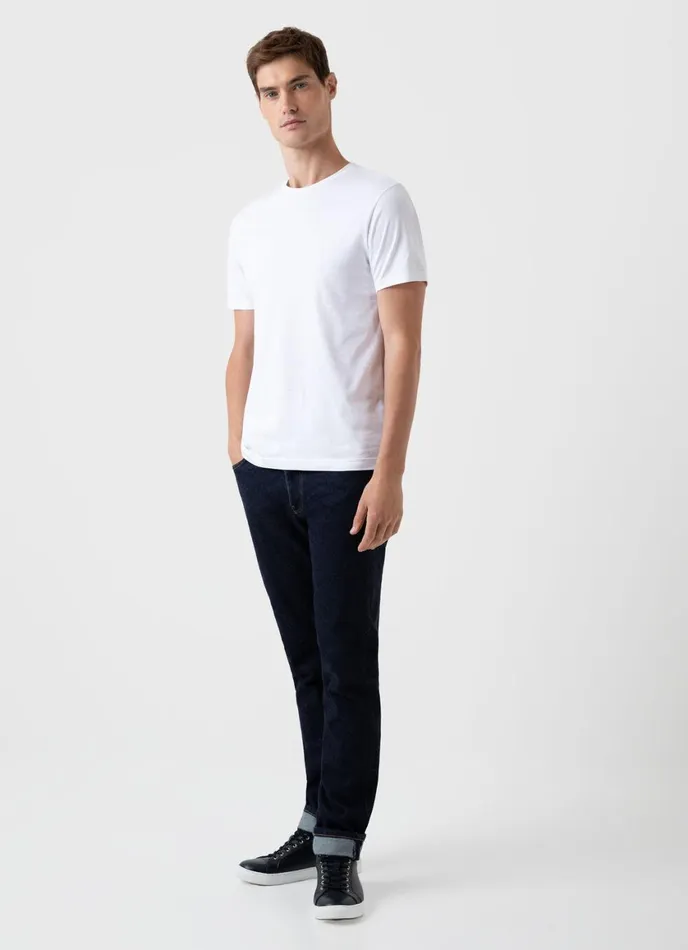 Riviera Midweight Tshirt White Men SUNSPEL Tshirts