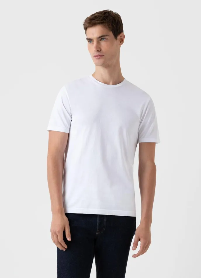 Riviera Midweight Tshirt White Men SUNSPEL Tshirts