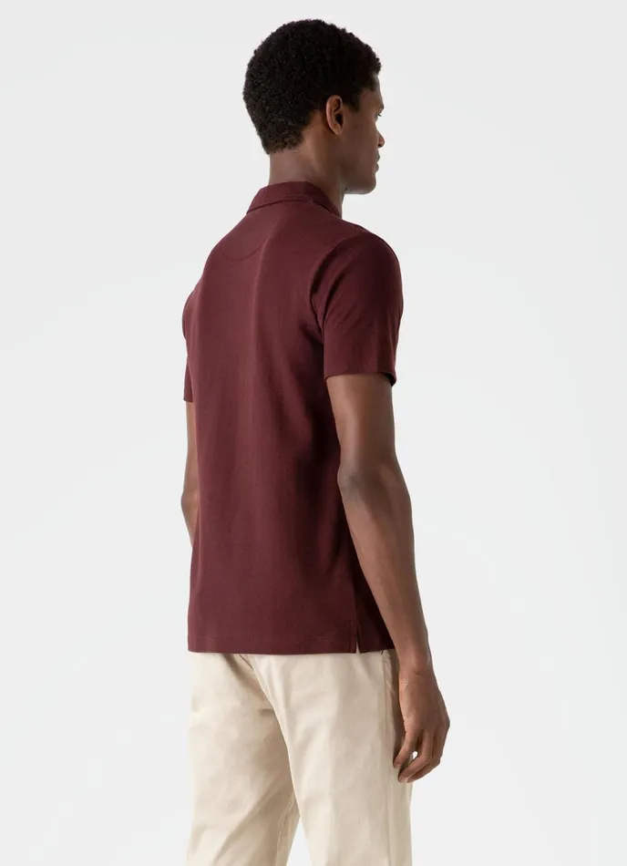 Riviera Polo Shirt Maroon Men SUNSPEL Polo Shirts