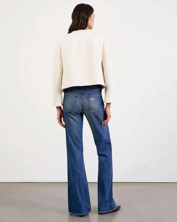 ROMY JACKET Ivory Women Nili Lotan Jackets and Blazers