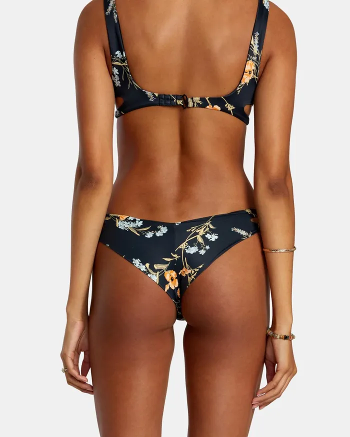 RVCA Bikini Bottoms Bloom Cutout Cheeky Bikini Bottoms Black 8211 Women