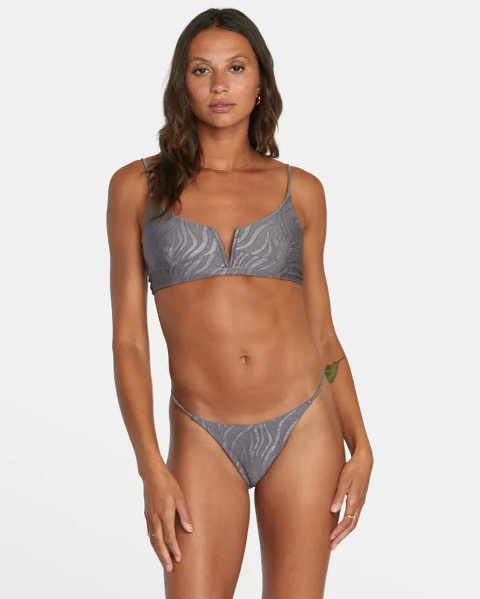 RVCA Bikini Bottoms Feral Medium French Bikini Bottoms Shark 8211 Women