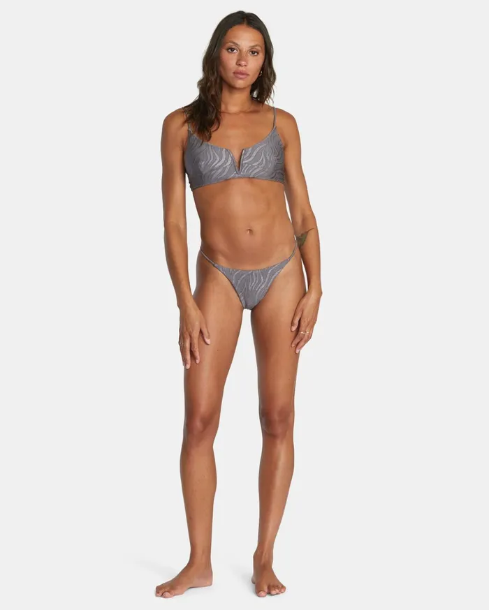 RVCA Bikini Bottoms Feral Medium French Bikini Bottoms Shark 8211 Women