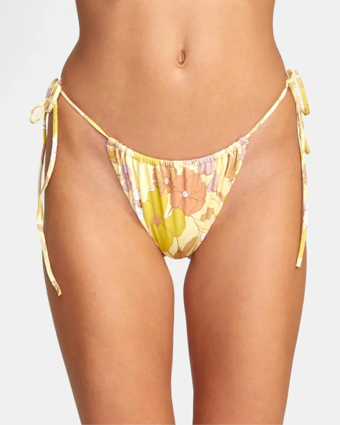 RVCA Bikini Bottoms Haze Slide Tie Side Bikini Bottoms Multi 8211 Women