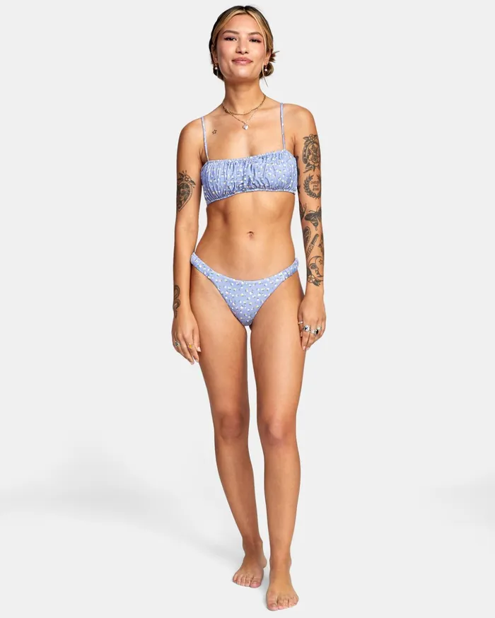 RVCA Bikini Bottoms Mille French Bikini Bottoms Grey Purple 8211 Women