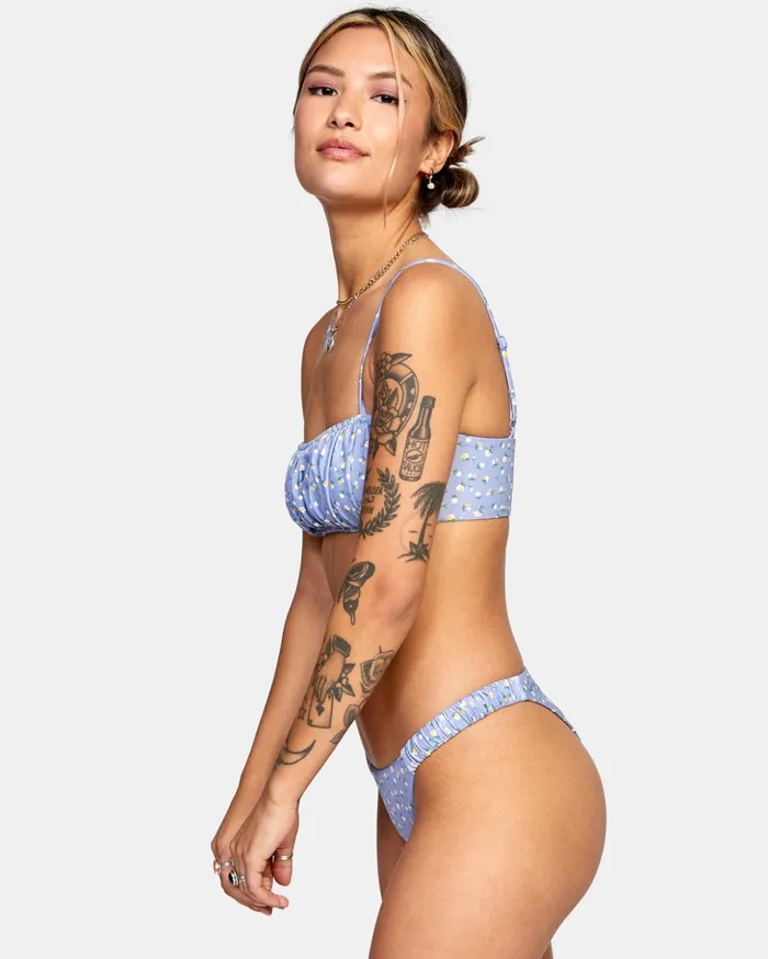 RVCA Bikini Bottoms Mille French Bikini Bottoms Grey Purple 8211 Women