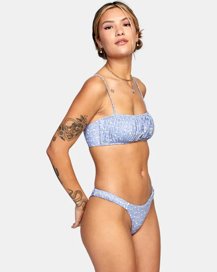 RVCA Bikini Bottoms Mille French Bikini Bottoms Grey Purple 8211 Women