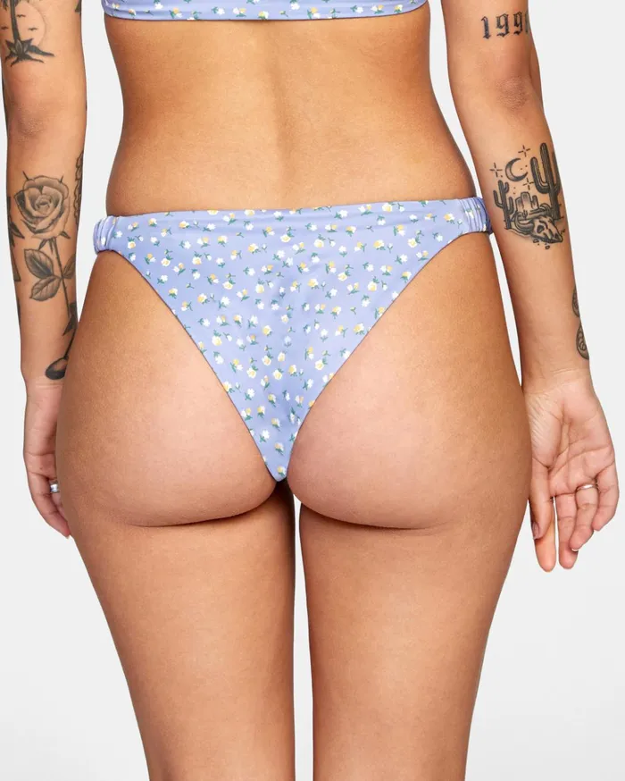 RVCA Bikini Bottoms Mille French Bikini Bottoms Grey Purple 8211 Women