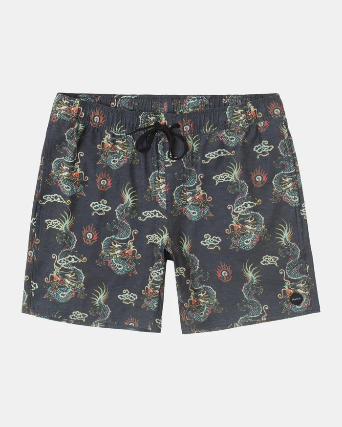 RVCA Boardshorts Atlas Elastic Waist Boardshorts 17034 Multi 8211 Men