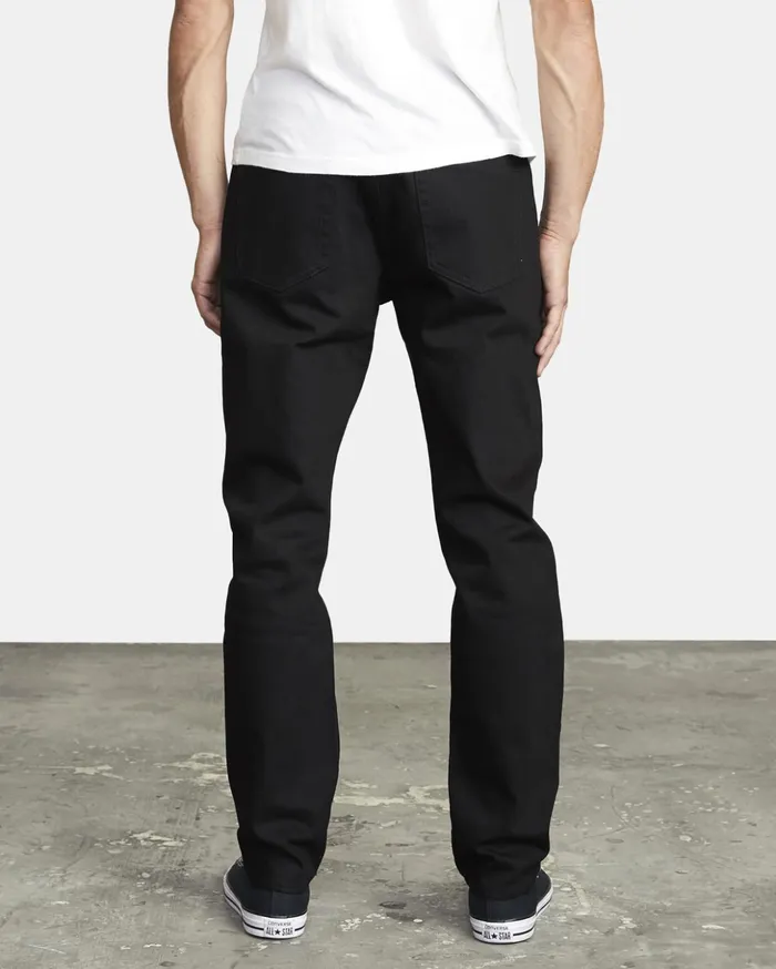 RVCA Denim RVCA Rockers Skinny Denim Jeans Black Black 8211 Men