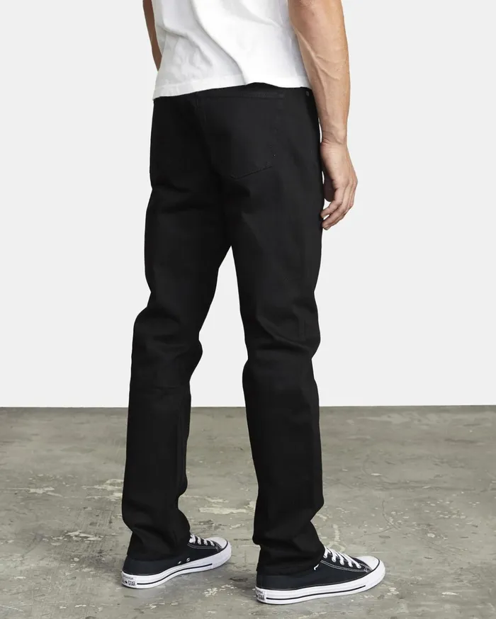 RVCA Denim RVCA Rockers Skinny Denim Jeans Black Black 8211 Men