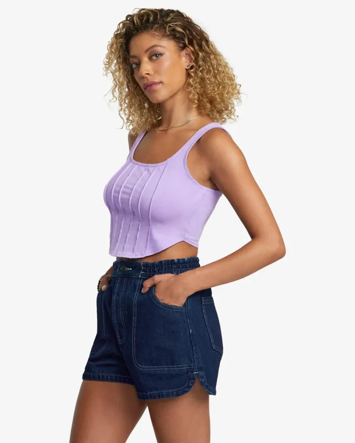 RVCA Denim Venice Denim Shorts Washed Blue 8211 Women