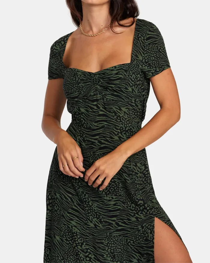 RVCA Dresses Rompers Secrets Midi Dress Rvca Black 8211 Women