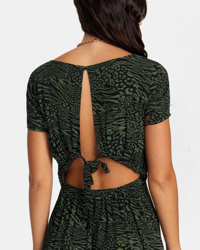 RVCA Dresses Rompers Secrets Midi Dress Rvca Black 8211 Women
