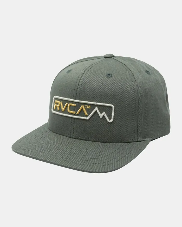 RVCA Hats Beanies Boy039s Altitude Snapback Hat Olive 8211 Boys